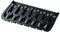Puente Genérico Guitarra Acústica Puente de guitarra eléctrica festoneado fijo cuerpo resistente al desgaste color negro de 7 y 8 cuerdas(8strings)
