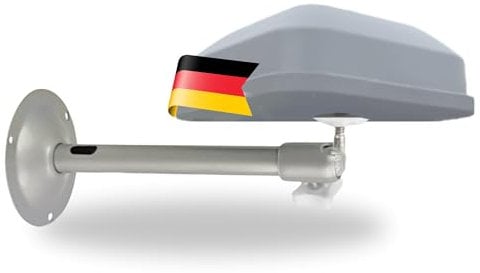 TronicXL Wandhalterung für Rasenmäher Roboter RTK kompatibel mit Segway Navimow i105E i108E H500E-VF H800E-VF H1500E-VF H3000E-VF Mähroboter Antennenhalterung Antenne Zubehör
