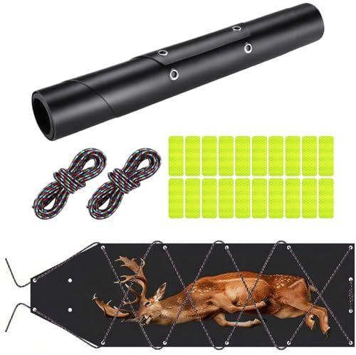 Deer Ziehschlitten Flexibel Und Robust,Gartenzubehör - Verstärkt Flexibel Mit Zugseil Für Eisangeln Winterjagd Wintersport Outdoor