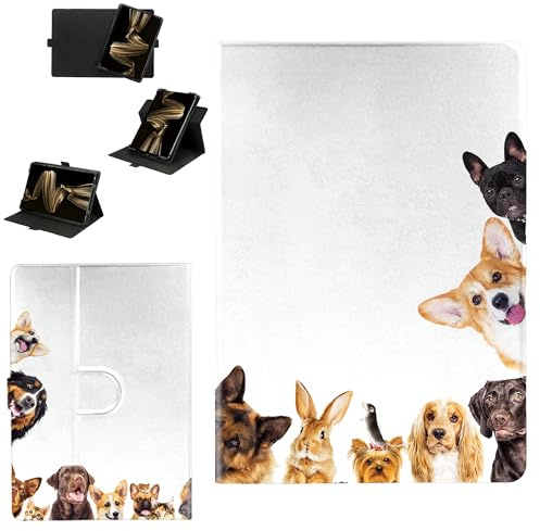 Coque Compatible pour Samsung Sm-T575 Galaxy Tab Active 3 8.0 2020 Tablette Coque Etui Case Cover [Fonction de Rotation à 360 degrés][Protection renforcée des Bords Contre Les Chutes] GGQ