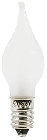 Rudolphs Schatzkiste Ersatzteile & Bastelbedarf Flammenkerzen 12V/3W E10, 3 Stück auf Blisterkarte Breite x Höhe x Tiefe 1,6 cmx5 cmx1,6 cm NEU Erzgebirge Birne Lampe Leuchte