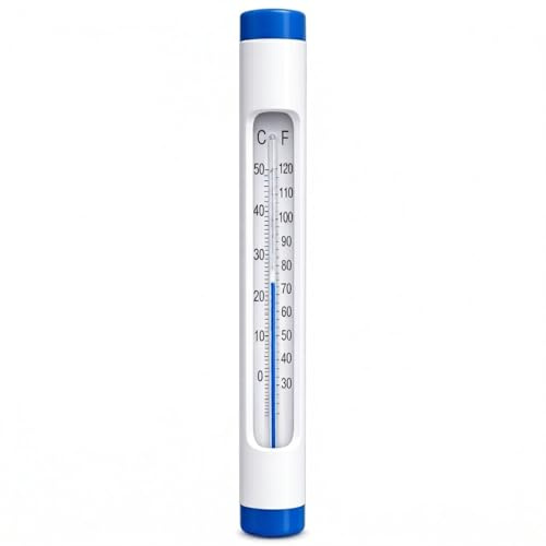 Steinbach Badethermometer Mini Thermometer, weiß, 17.3 x 2.1 x 2.1 cm