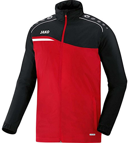 JAKO Kinder Allwetterjacke Competition 2.0, rot/schwarz, 128, 7418