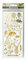 folia 12911 - Relief - Sticker Weihnacht II, hochwertige Sticker, 10 Blatt, ca. 10 x 24 cm, Motive sortiert, ideal zum Verzieren von Grußkarten, Bastelarbeiten und Scrapbooking