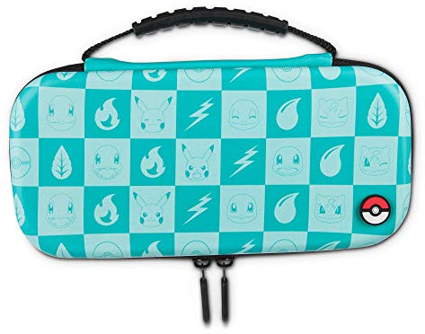 PowerA Schutzhüllen-Kit für Nintendo Switch Lite – Pokémon-Schachbrett türkis