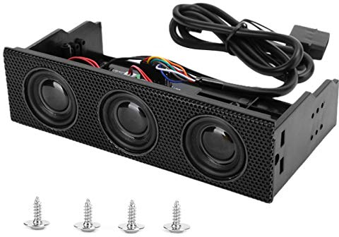 Altoparlante del pannello anteriore del PC Cassa del computer surround stereo Altoparlante microfono integrato 5,25 pollici STW 9005, altoparlante stereo Pannello anteriore del PC Case del computer