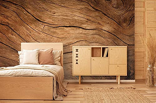 Oedim Imitation Wood Wallpaper, Decorative for Bedrooms, Wall Decoration, Mural