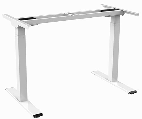Better Home FlexiDesk DM1 höhenverstellbarer Schreibtisch | Dualmotor Tischgestell | Memory-Funktion | 100 kg Belastungskapazität | 4 Stufen programmierbar