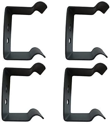 The Bath People Horizontal Radiator Brackets - Anthracite