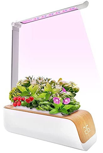 ZPYXBH Serra Idroponica Giardino Intelligente con Lampada LED per Piante, Smart Garden con Timer Automatico, Fioriera da Giardino per Germinazione, Piante Fioriera per Casa Cucina Altezza Regolabile