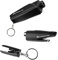 Honsheng Car Emergency Window Glass Breaker and Seatbelt Cutter Rescue Me Safety Hammer Keychain Vehicle Car Escape Rescue Punch Tool Window Breaker for Underwater and Land (Black)