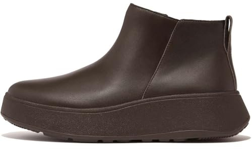 Fitflop F-Mode Leather Platform Zip Ankle Boot