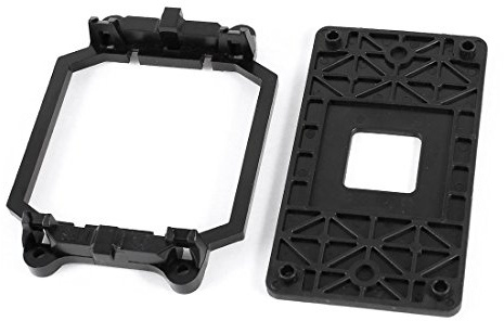 Wlauqueta - Soporte de ventilador de CPU de base de plástico negro para Socket AM2 AM3
