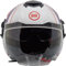 BHR Casco Jet Doppia Visiera 830 FLASH, Casco Scooter Omologato ECE 22.06, Casco Moto Jet Leggero & Confortevole con Visiera Interna Parasole, Cool White, M