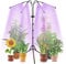 Trayvespace Lampada per Piante da Interno,80LEDs Lampada per Piante con Supporto,3 Modalità di Illuminazione Grow Light con 4 Teste,Luce per Piante per Piantine e Succulente