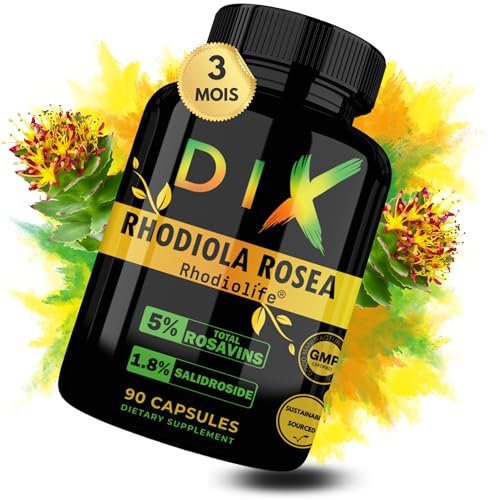 RHODIOLA ROSEA ✗ 2 x mehr Wirkstoff ✗ 5% Rosavine + 1,8% Salidroside ✗ Einzigartige Qualität Rhodiolife® ✗ Leistung ✗ Adaptogen ✗ psychologisches Wohlbefinden ✗ Anti-Stress ✗