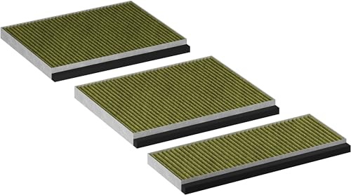 NEFF Z51BIB1X6, Clean Air Plus Aktivkohle-Geruchsfilter, drei Ersatzfilter für Umluftbetrieb, Anti-Fisch- und Anti-Pollen-Funktion, Made in Germany