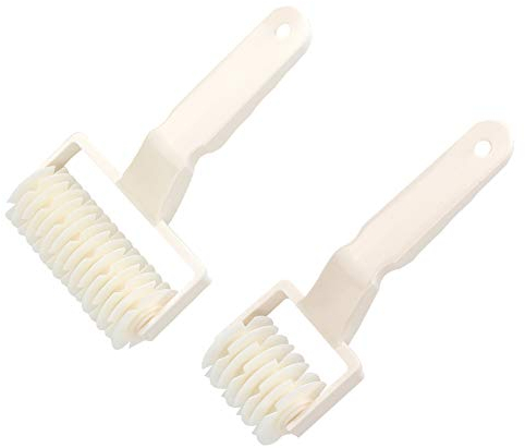 Dough Pie Bread Cakes Lattice Pastry Crust Cutter Roller Home Kitchen Tools LSMöbel & Wohnen, Kochen & Genießen, Küchenhelfer! (L und S 50 mm und 30 mm Rollenlänge)