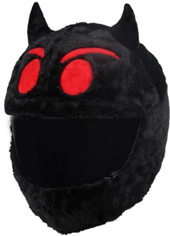 Okiyakusama Motorradhelm-Abdeckung, Integralhelm-Schutzhülle, Outdoor-Staubkappe, Integralhelm-Hut, lustige Fahrten, Geschenke, Dekor