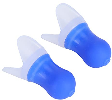2 Pièces Bouchons D Oreille Étanches Bruit En Silicone Réutilisables Pour Natation Et Avion