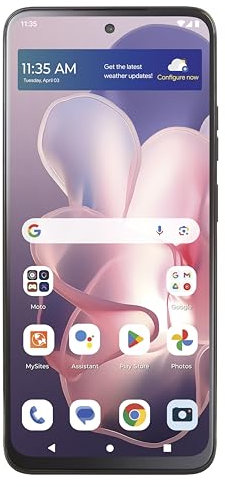 Tracfone Motorola Moto G Power 5G 2024 | Bloccato | 128GB | Batteria 5000mAh | Fotocamera principale da 50MP | Nero
