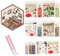 10 Sets DIY 3D House Stickers, 2024 DIY 3D House Stickers Make Your Own Supermarket Fun DIY Stickers Scene DIY 3D Sticker Scene Stickers for Adult Kids Relief Stress Pass The Time