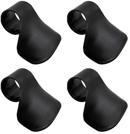 4Pcs Cruise Control for Motorcycle Handlebar - Electric Cruise Aid Throttle Rest Assistant Extender - Black Plastic