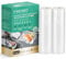 FRESKO Vakuumrollen 2 Rollen 20 x 600 cm, Professionelle Vakuumierbeutel Folienbeutel, Größe für alle Vakuumiergeräte, BPA-frei, Geprägte Luftrillen, Sous-Vide-Gefrierbeutel