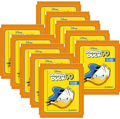 Donald Duck - 90 Jahre - Sammelsticker - 10 Tüten