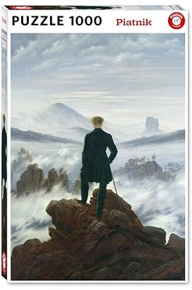Piatnik 1000 Teile Puzzle Friedrich - Wanderer über dem Nebelmeer