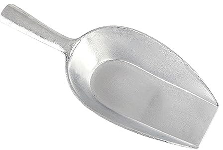 JECOMPRIS ice cream scoop cucharas soperas pala de aleación de aluminio pala de arroz herramienta de cuchara de aleación de aluminio cucharón pala casera pala para papas fritas Silver