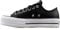 LONAS CONVERSE 561681C-001 LEATHER MODA JOVEN NEGRO