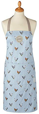 Cooksmart British Designed Kitchen Aprons For Women | 100% Cotton Kitchen Apron With Pockets | Modern Designed Cooking Aprons For Women Types Of Kitchens