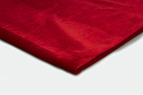 Pannesamt Stoff Samt 50 x 150 cm (Rot)