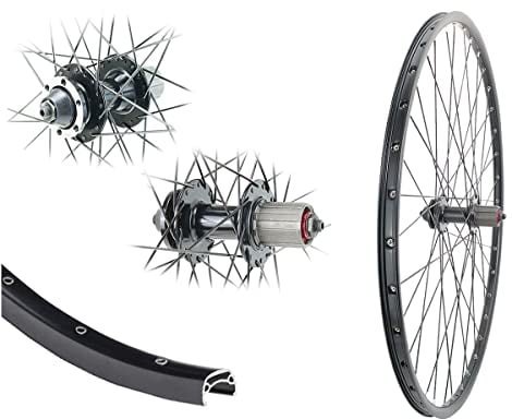 Bärwinkels 28 Zoll Hinterrad BE19 Disc 6-Loch 8-10 Fach Kassette schwarz Schnellspanner Laufrad 28