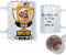 Personalised Mug and Belgian Milk Chocolate/Hot Chocolate Stirrer Marshmallow Gift Set, Custom Father's Day Gift, (11oz) Happy Birthday Mug Custom Photo and Text 'to The Best Dad in The World' Trophy