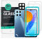 Ibywind Protector de pantalla para Honor X8 5G, 70 Lite 5G 6.5,con 2 piezas de Cristal Templado,1 pieza de protector de lente de cámara,1 pieza de película de fibra de carbono trasera