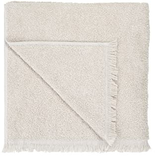 blomus Badetuch FRINO | Bio-Baumwolle 500 g/m² | Farbe Moonbeam | 70L x 140B cm