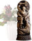 Syfunlv Nordischer Gott Harz Statue,10 * 6 * 22cm Harz Griechischer Gott Skulptur,Götter Figur Handwerk, für Zuhause Weinschrank Regal Bücherregal (Bauform 3)