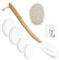 Magrimaxio 7 Piezas Aplicador Crema Espalda, Cepillo Espalda Ducha Suave de Mano, Cepillo Ducha Espalda, Cepillo Exfoliante Corporal Ducha, Cepillo de Ducha con Mango Largo Para la Espalda