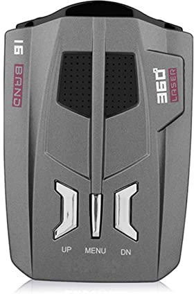 Tyenaza Rilevatore Radar per Auto a 360°, Dispositivo Rilevatore Radar di velocità Mobile Universale con Eliminazione degli Angoli Ciechi, Sistema di Avviso velocità Veicolo in Tempo Reale