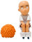 Acfigure SAITAMA Figur Statue, 15 CM ONE PUNCH MAN WC Sitzend Charakter Modell Dekorationen Displays Sammlungen Geschenke