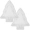 Mikinona 2pcs Weihnachten Baum Charcuterie Gerichte Sauce Tabletts Snack Platten Keramik Schüsseln