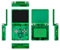 RG35XXSP Retro Handheld Game Console , 3.5 Inch IPS Screen Linux System Built-in 64G TF Card 5532 Games Support Music Video e-Book and HDMI TV Output (RG35XXSP-Green)
