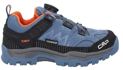 CMP Kinder Trekkingschuhe Kids Kiruna FITGO Trekking 3Q56764 Bluestone-Arancio 29