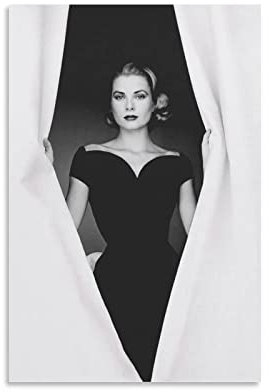 SDYYFF Foto Auf Leinwand 30 * 50cm Senza Cornice Grace Kelly Poster Decorazione Soggiorno Camera da letto Pittura