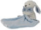 Doudou et Compagnie - Doudou Lapin Mouchoir - Boîte en Forme de Fleur - Bleu - Idée Cadeau de Naissance Fille et Garçon - Garantie Doudou Perdu - DC3338