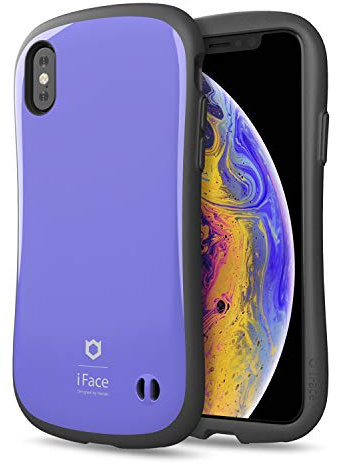 iFace First Class per iPhone X/XS - Simpatica Custodia Protettiva Ibrida [Guscio Rigido + Paraurti] Antiurto per Telefono [Sottoposta a Test di Caduta] Case iPhone X/XS – Viola Purple
