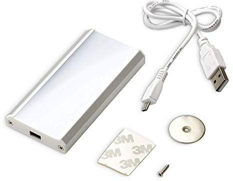 Möbelleuchte VEGA H Lichtfarbe 4000 K mit IR Sensor kabellos akkubetrieben umschaltbar für Tür - und Handbewegung oder Türbewegung Küchenleuchte Schrankbeleuchtung Schrankleuchte von SO-TECH