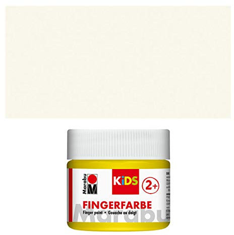 CREATIV DISCOUNT® NEU Marabu Kids Fingerfarbe, 100ml, Weiß